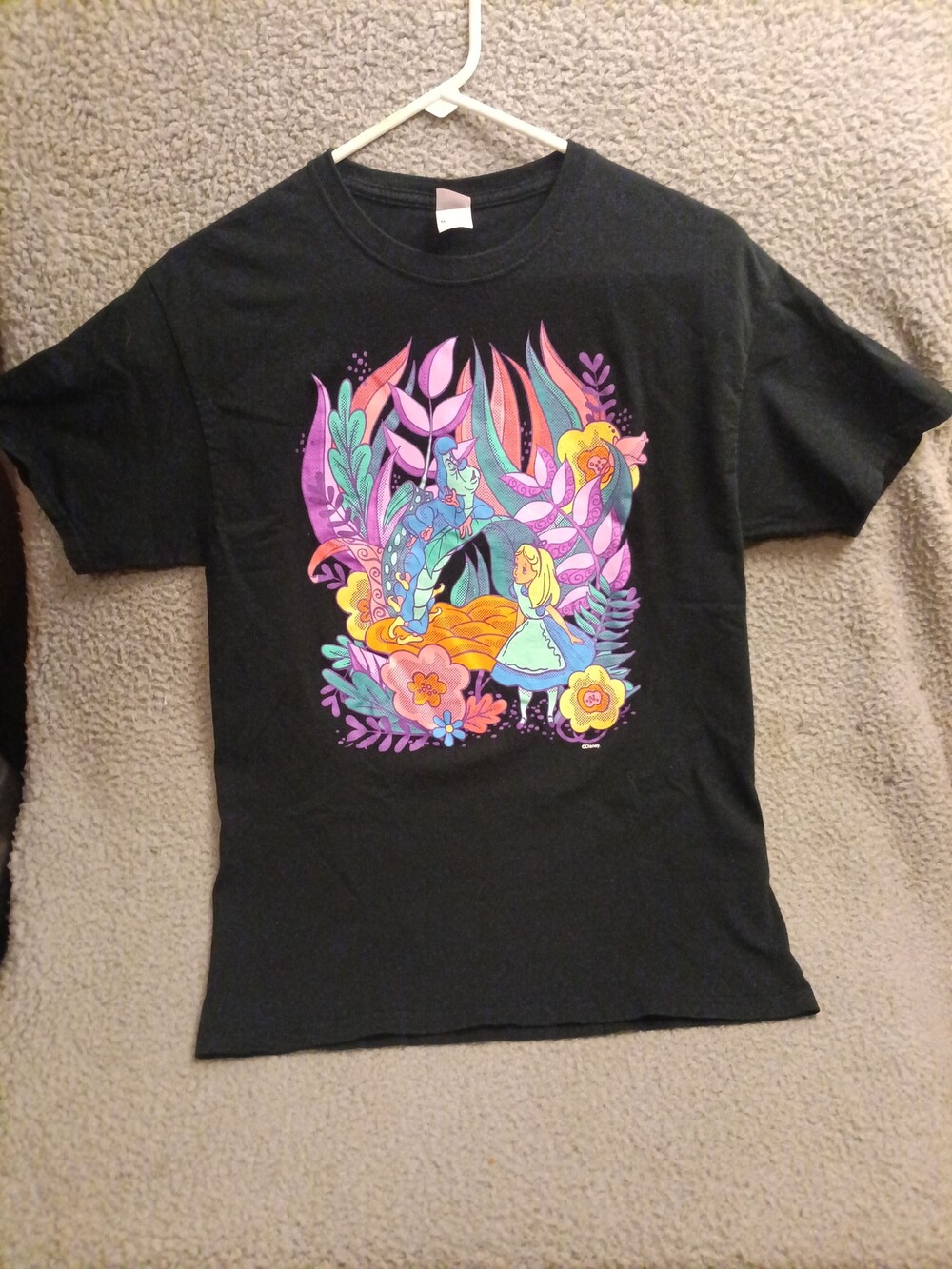 Disney Alice in Wonderland Medium Black T-Shirt 3505t